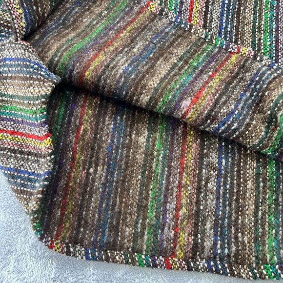 Artesanias F.R. Inc Hoodie Women's XL Multicolor Tweed Baja Parka Native Tribal - Picture 6 of 9